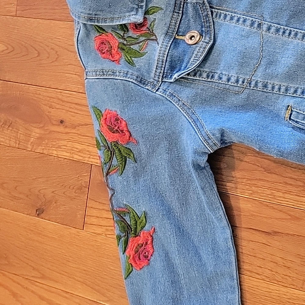 Embroidered Jean Jacket - Picture 2 of 2